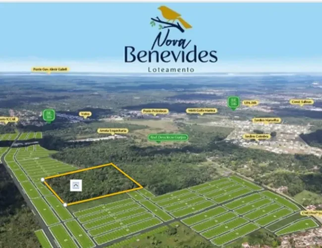 Sitio localizado no Município de Benevides