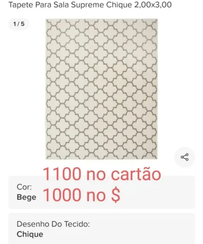 Tapete para sala