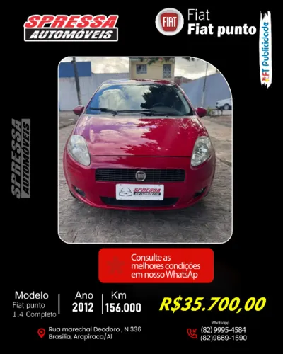 Fiat Punto Attractive 1.4 Fire Flex 8V 5P 2012
