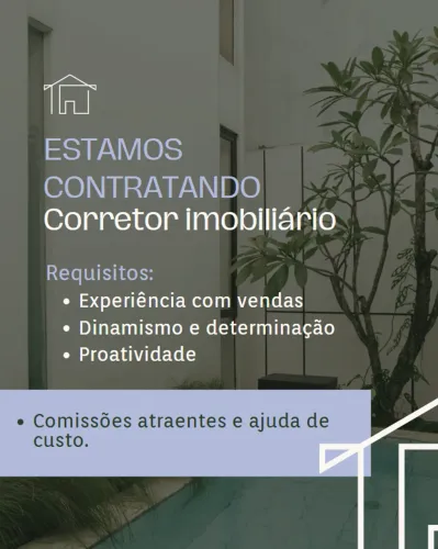 Vaga para corretor imobiliário