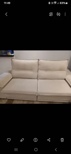 Sofá 4 lugares retrátil