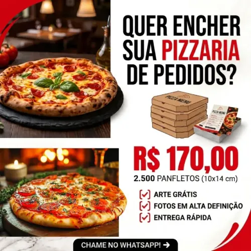 SUA PIZZARIA ESTÁ VAZIA?