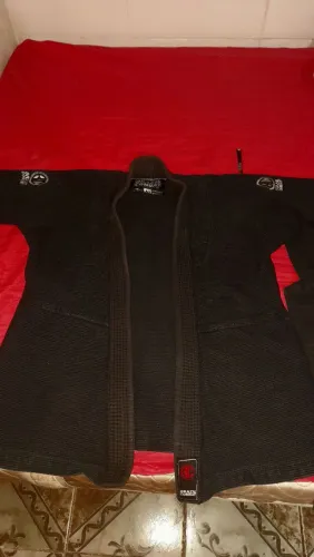 Kimono jiu Jitsu Brazil Combat Extra Light Preto A1- SEMINOVO