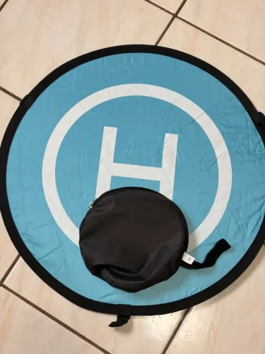 Pista Pouso Fluorescente Drone Dupla Face Impermeável  75 Cm