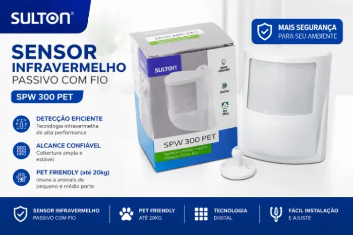 Sensor de Presença Pet Sulton