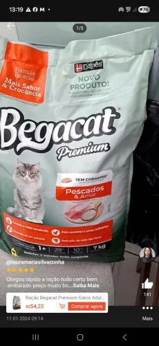 Vendo Ração para gatos!