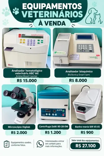 Equipamentos Veterinários à Venda