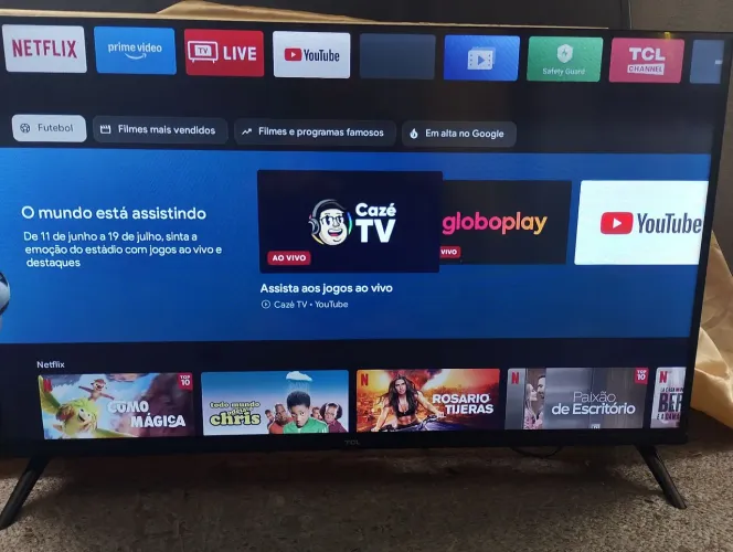 Vendo tv 32 polegadas smart TCL com vários aplicativos vêm no ZAP *