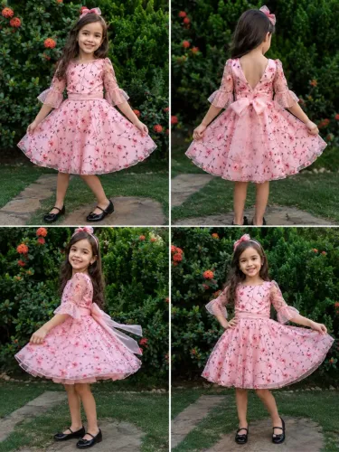 Vestido infantil festa