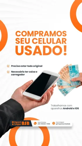 Compramos Celulares Semi Novos, Pagamento na Hora, Loja Física
