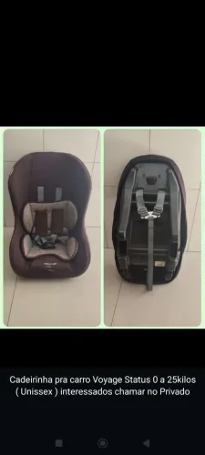 Cadeirinha Voyage status de carro 0 a 25kilos ( Unissex ))