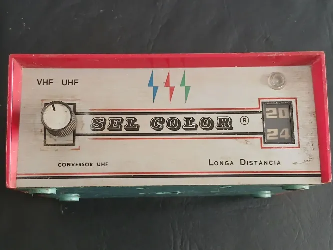 Conversor vhf uhf sel color antigo