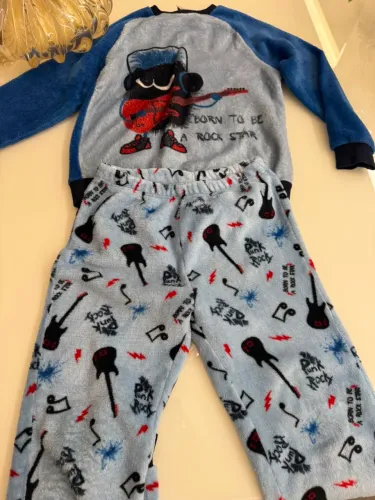 Pijama Plush inverno 10 anos
