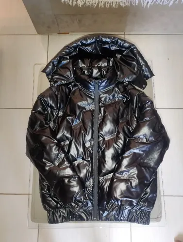 jaqueta puffer buffalo jeans preta