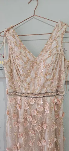Vestido de Festa bordado Rosé