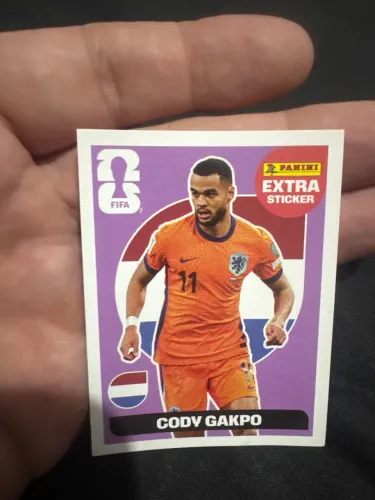 Figurinha lendária copa CODY GAKPO