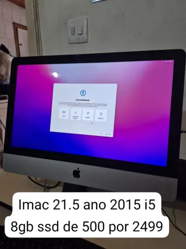 Imac 21.5 ano 2015