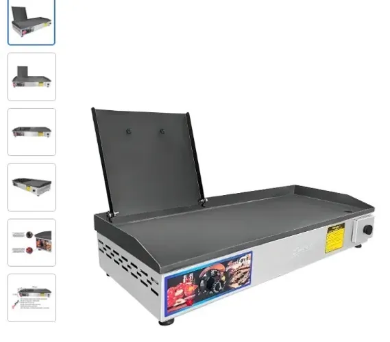 Sanduicheira Elétrica Chapa 70x30 Aço Carbono Cor Cinza SeveFort Grill