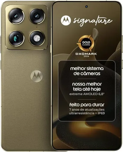 Smartphone Motorola Signature 12gb/512gb *Lacrado* Verde