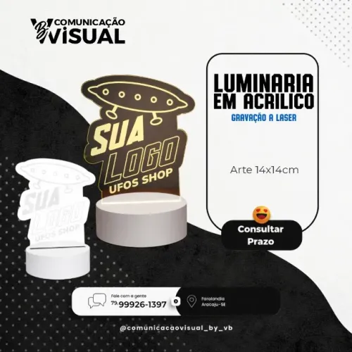 Luminaria em Acrilico