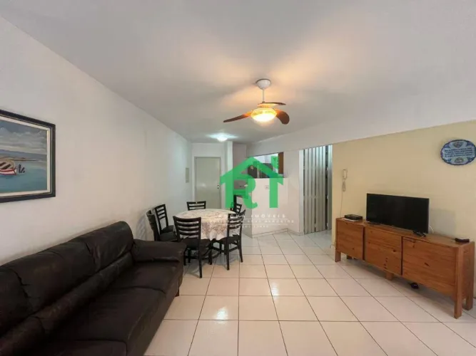 Apartamento Beira Mar, 2 Dormitórios (1 Suíte), 1 Vaga, Lazer, Tombo, Guarujá/SP