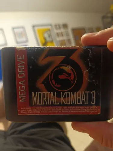 Cartucho Mega Drive Mortal Kombat 3 Tec Toy original apenas o cartucho.