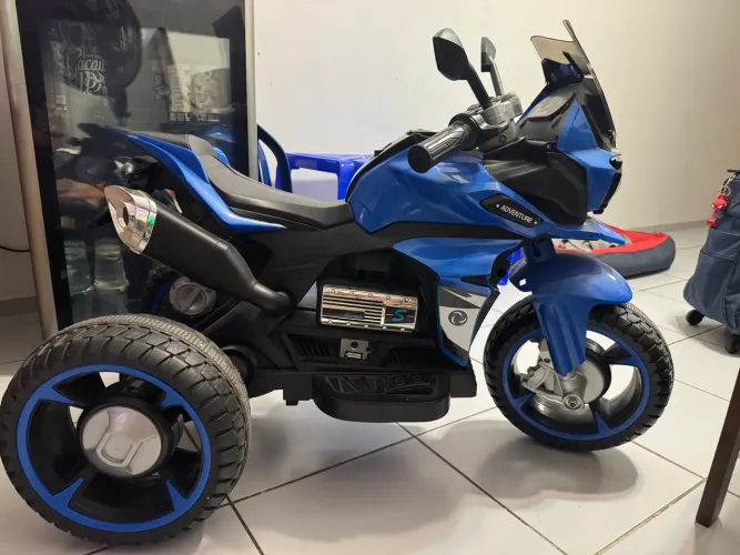 Moto Adventure (Azul) Elétrica 12V Bandeirante