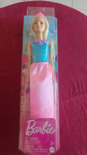 Barbie Dreamtopia Mattel vestido azul e rosa