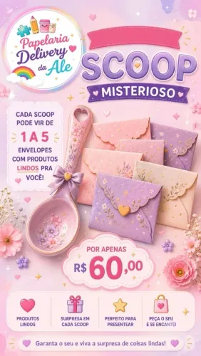 Papelaria Menina 1 Scoop