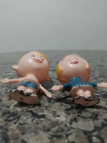 Bonecos Paulinho e Ritinha TV Excelsior! Anos 60