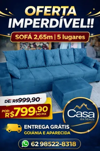 Estofado Fixo 5 lugares