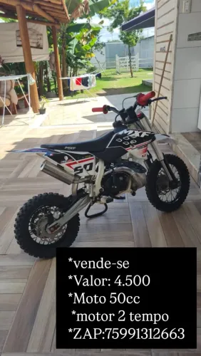 Vende se 4.500,00<br>Moto 50cc motor 2 tempo