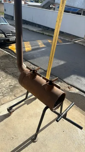 Fogão a lenha portátil