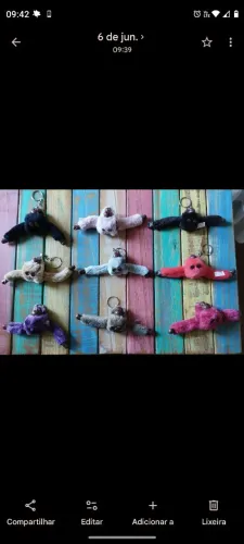 Chaveiros de macaco (réplicas)