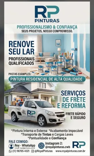 Reforma pintura e acabamentos