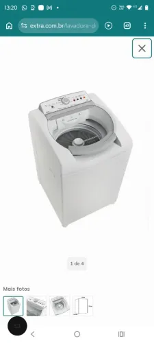 Máquina Brastemp ative 11 kg 110 v