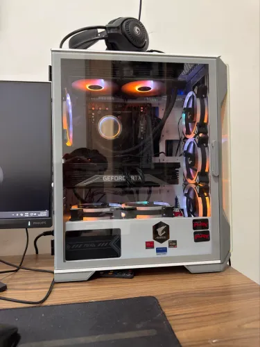 Setup Gamer Completo: RTX 3070 + Ryzen 7 + 32GB + 2 Monitores + G PRO X Superlight 2