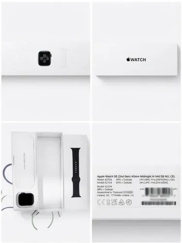 Apple Watch SE 2ª Geração 40mm Cellular (4G) - Impecável, Bateria 92% com Caixa