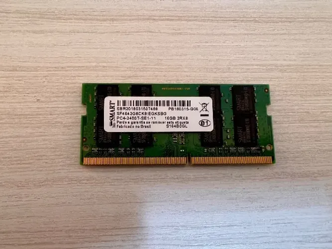 Memória 1x16gb Smart 2400mhz para notebook - Em excelente estado