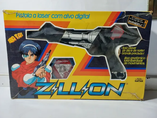 Brinquedo Zillion da Tec Toy Na Caixa Completa Funcionando