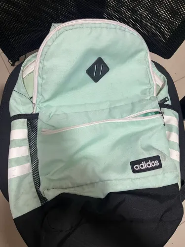 Mochila adidas verde água original