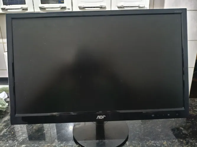 Monitor AOC 23? Full HD HDMI Modelo e2351Fh Com Cabo e Fonte