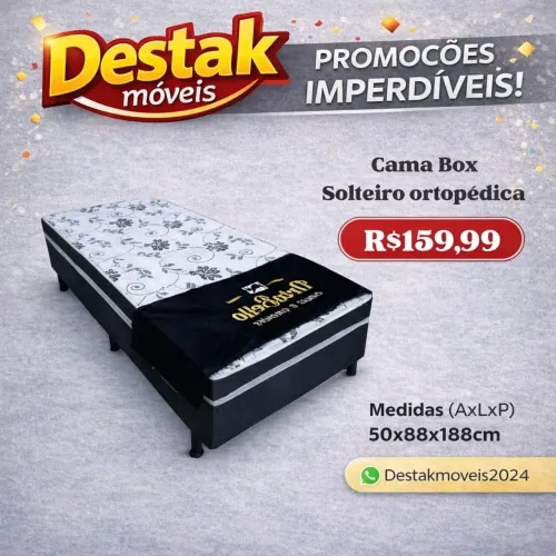 Cama Box Solteiro D20
