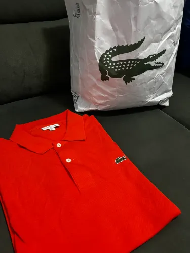 Camisa Lacoste Laranja 3XL