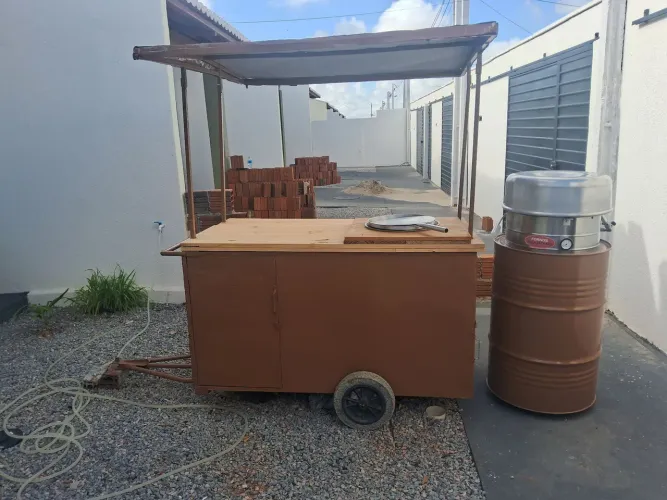 Carrinho com Forno Paulistano P40 - Completo e Pronto para Trabalhar