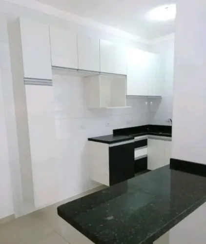 Apartamento Parque Oratório 50 metros, 2 quartos/ suíte 1 vaga, cozinha planejada