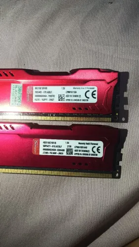 Conjunto memória ram hyperX 8gb! SEMINOVA! 600!