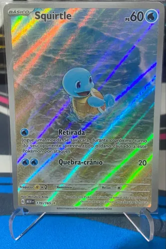Squirtle (170/165) coleção 151 Pokémon TCG