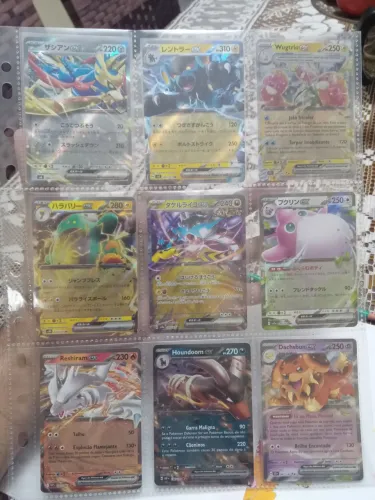 Nove cartas Pokémon tcg EX japonesas e brasileiras em estado NM todas 