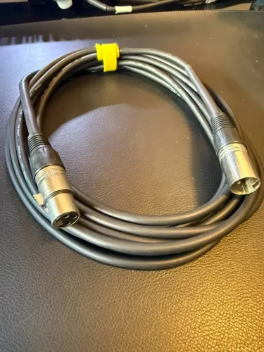 kit 4 cabos Aquarius XLR/XLR balanceado 5mts (4 unidades)